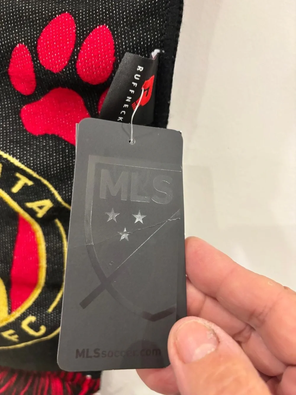 Atlanta United FC VetDogs Ruffneck MLS Soccer Scarf NWT Rare #C09